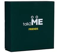 TALK2ME Funny Card Games for Friends - 55 Conversation Cards for Friends’ Connections - Party Card Games 90 Questions - Fun Card Game for Adults - Ice Breaker Cards - Party Games - Funny Adult Games