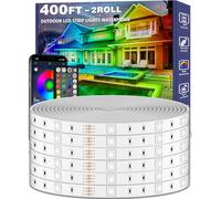 talkhigh LED String Lights Outdoor 100M Waterproof IP68 LED Strip Outdoor with App and Remote Control Music Sync RGB LED Outdoor Lights with
