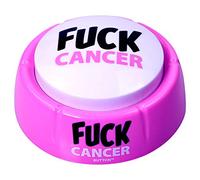 Talkie Toys Products Cancer Button - Motivational Talking Button - Inspirational Gift - Novelty Toy - Includes 2 AAA Batteries - All Ages