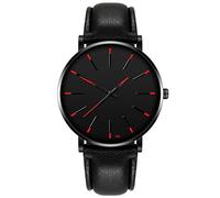 Talking Atomic Watch Fashion Sport Wrist Watch Date Men Quartz Men's Watch (Red, One Size)
