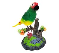 Talking Automaton Bird - Chirping Toy, Sound-Activated Beloved | Electronic Singing Figure, Realistic Voice Bird Model For Den Workplace Home Table Display, Children Room Decorates, Fun Award For Tyke