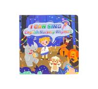 Talking Book, Animal English Words Sound Books with 15 Songs, Educational Toy for Language Development, Sensory Stimulation for Home, Nursery, Preschool Class