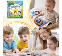 Talking Book for Kids,Word Learning Toy USB Rechargeable - Talking Book Of Real Sounds | for Kid Traveling Schools Car Kindergarten Home