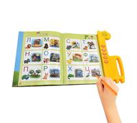 Talking Book - Russian Learning Toys with Sounds, Talking Book for Baby, Fun Educational Toy, Interactive Reading Function, Kids Literature Practice Tool, Learning Accessory for Home Travel