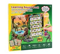 Talking Books Sound - Loud Interactive Musical for Children | Spanish English Arabic Russian Bilingual Story Books, Education Points for Aged 2 Years, Fun at L