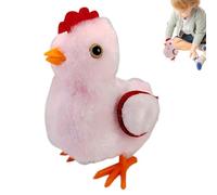 Talking Chicken - Repeats What You Say Walking Chick Electric Interactive Animated Toy, Interactive Stuffed Plush Animals Singing Toy Doll Gift For Kids - Feed Her, Watch Her Sing, Dance & Lay Eggs