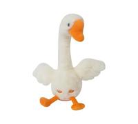 Talking Dancing Duck Plush Toy with Lights & Music Repeats What You Say Singing Interactive Stuffed Animal for Kids, Toddlers, Boys & Girls Fun Educational Gift for Language & Sensory Development