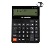 Talking Desk Calculator for Low Vision,Basic Desktop Calculators with Big Buttons 2 Line Display,4 Function Simple Calculator for Weak Sight & Visual Impaired