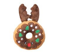 Talking Dog Toys | Interactive Squeaky Pet Plush Toy,Gingerbread Man Antlers Dog Toys That Make Noise, Comfort Toy for Indoor Puppies Senior Pups