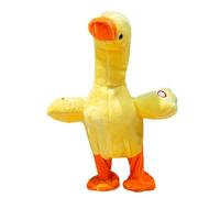 Talking Duck Toy, Dancing Singing Stuffed Animal Plush for Kids Toddlers | Super soft short plush and pp cotton fill, multi-cell battery for long play, walks sings and mimics speech