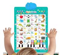Talking Educational Poster - English Skill Chart, Voice Enabled Learning Display with Interactive Features, Wall Decoration Tool for Children, Fun Vocabulary Practice Board for Language Development