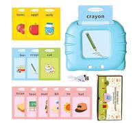 Talking Flash Cards Early Educational Toys for Boys and Girls,224 Words Flashcards Learning Reading Machine,Sensory Toys for Autism,Speech Therapy Toy,Preschool Learning Reading Machine