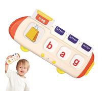 Talking Flash Cards - Educational Sensory Alphabet Learning Toy, 104-Word Talking Spelling Cards for Kids Games for Early Literacy, Classroom, Home, or Preschool Use, Interactive and Colorful Design