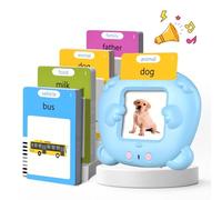 Talking Flash Cards for Toddler Learning Toys for 3 4 5 Year Old Boys Girls | Montessori Travel Toy, Preschool Educational Toy with 224 Words, Sensory Learning Toys Interactive Gifts For Kids Age 3-6