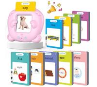 Talking Flash Cards for Toddler Toys for 2 3 4 5 6 Year Old Baby Boys Preschool Learning Resources Educational Montessori Sensory Toys for Autism with 510 Words Interactive Gifts For Kids Age 2-6