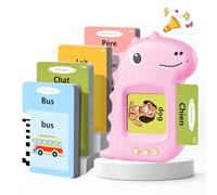 Talking Flash Cards for Toddler Toys for 2 3 4 5 6 Year Old Baby Girls Preschool Learning Resources Sensory Toys for Autism Educational Montessori Toys with 224 Words Interactive Gifts For Kid Age 2-6