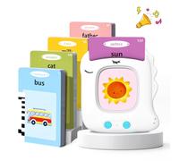 Talking Flash Cards for Toddler Toys for 2 3 4 5 6 Year Old Girls Boys Preschool Learning Resources Sensory Toys for Autism Educational Montessori Toy with 224 Words Interactive Gifts For Kids Age 2-6