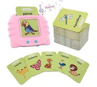 Talking Flash Cards for Toddlers, 224 Words English Card Language Learning Toys Machine Pocket Speech Therapy Sensory Educational Toys for Autistic Children