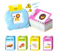 Talking Flash Cards for Toddlers, 224 Words Flashcards Learning Educational Toys for 3 4 5 6 Year Old Boys Girls, Simulated Animal Sounds Audible