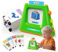 Talking Flash Cards for Toddlers, 448 Words Flashcards Learning Reading Machine for 3 4 5 6 Year Old Boys Girls, Dual-Speed Learning Educational Toys Montessori Interactive Gift for Kids Toddlers