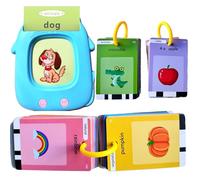 Talking Flash Cards for Toddlers, Preschool Learning Activities, Montessori Toys for 1+ Year Old, Learning Toys, Educational Toys, Pocket Speech with 274 Durable Plastic Sight Words for Boys Girls