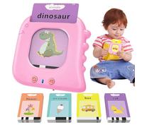 Talking Flash Cards Learning Toy - Preschool Educational Toy | Pocket-Sized Speech Theŕapy Toys With 224 Sight Words, Colorful Illustrations And Fun Sounds, For Todďlers Aged 2-4