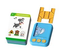 Talking Flash Cards - Learning Toys, Speech Development Tool, Cognitive Animal Number Shape Cards | Preschool Activity Fun Kids 3-5 Years Stimulating Educational Play For Early Childhood