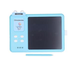 Talking Flash Cards Learning Toys, Talking Flash Cards Writing Tablet High Definition LCD Screen Early Educational LCD Drawing Board Pad Toy for Children (Blue)