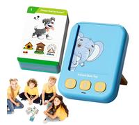 Talking Flash Cards - Number Shapes Animals, Educational Learning Toy with Double-Sided Fun, Kindergarten Flash Card Set, Kids Activity Cards, Interactive Design for 3 to 5 Year Old Girls Boys