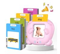 Talking Flash Cards Toddler Toys For 2-6 Year Old Girls & Boys - Educational Gifts, Speech Therapy, Preschool Learning Resources, Montessori Interactive Toys - 224 Words For Kids Age 2+