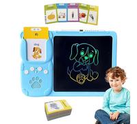 Talking Flash Visual Cards - ABS Audio flashcard Set, Word Recognition Device, Learning Activity Tool, Drawing for Tablet Companion | Early Learners Students Classroom Play Home Literacy Skill for Bu