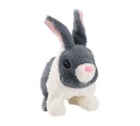 Talking for Adults My Realistic Bunny Toy Realistic Bunny Toy For Kids Perfect Impersonator Of Kind Toys Kids Jumping Twitching And Shaking Ears Handmade Singing (A, One Size)