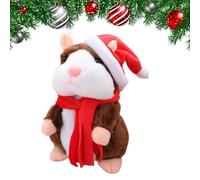 Talking Hamster Toy - PP Cotton 15 Cm | Learn To Talk Hamster Doll | Electric Hamster1 | Interactive Plush Talking Toy For Kids Speech Imitation Fun Learning Entertainment And Gifting Use