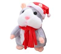 Talking Hamster Toy - PP Cotton 15cm | Learn To Talk Hamster Doll | Talking Hamsters Repeats What You Say Mimicry Pet With Recording Function For Kids Interactive Play And Gift Idea Use