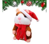 Talking Hamster Toy - PP Cotton 15cm | Learn To Talk Hamster Doll | Talking Hamsters Repeats What You Say Mimicry Pet With Recording Function For Kids Interactive Play And Gift Idea Use