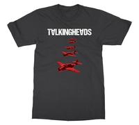 Talking Heads David Byrne True Stories Plane Retro Vintage Men's t-Shirt Black