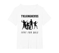 Talking Heads Love for Sale T-Shirt, Women's Plus, White, 2X