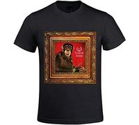 Talking Heads Naked Graphic T Shirts for Men Crew Neck Black Size XXL