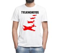 Talking Heads Remain in Light Men's Classic Crew Neck Short Sleeve T-Shirt, White, L