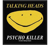 Talking Heads Woven Patch Psycho Killer Official Black One Size