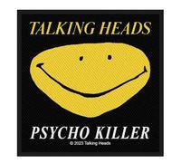 Talking Heads Woven Patch Psycho Killer Official Black One Size