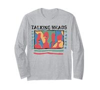 Talking Heads Yellow Retro Graphic Long Sleeve T-Shirt