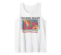 Talking Heads Yellow Retro Graphic Tank Top