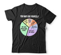 Talking Heads You May Ask Yourself Unisex T-Shirt - Once in a Lifetime Retro Band Tee - 4XL Black