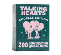 Talking Hearts Conversation Cards - Couples Card Game for Date Nights & Travel Adventures 200 Questions & 2 Wild Cards