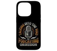 Talking Into The Void Podcasting Obsession Audio Podcaster Case for iPhone 14 Pro