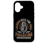 Talking Into The Void Podcasting Obsession Audio Podcaster Case for iPhone 16