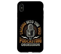 Talking Into The Void Podcasting Obsession Audio Podcaster Case for iPhone XS Max