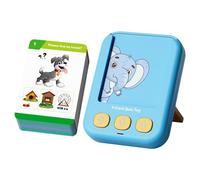 Talking Learning Card, Educational Set, 60 Piece Animal Shapes Number Cards with Audio Feature, Durable Sensory Learning Cards, with Colorful Design, Early Education Kit
