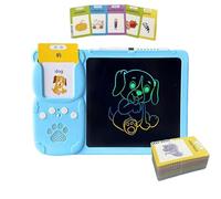 Talking Learning Cards, Speech - 2 in 1 Pocket Voice Cards | Audible , Interactive Word Reading Machine with Drawing Tablet p